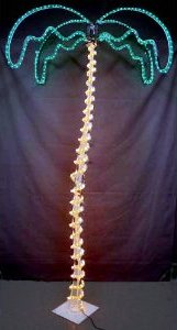 Rope Light Palm Tree 6 Foot Tall