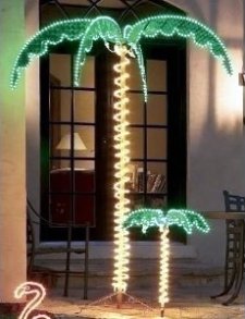 Rope Light Palm Tree