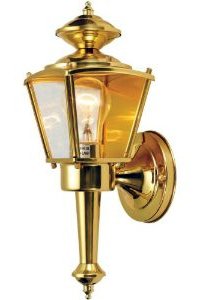 Hardware House Polished Brass Outdoor Lighting Fixture