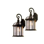Lowes Portfolio Outdoor Two-Pack Wall Lanterns